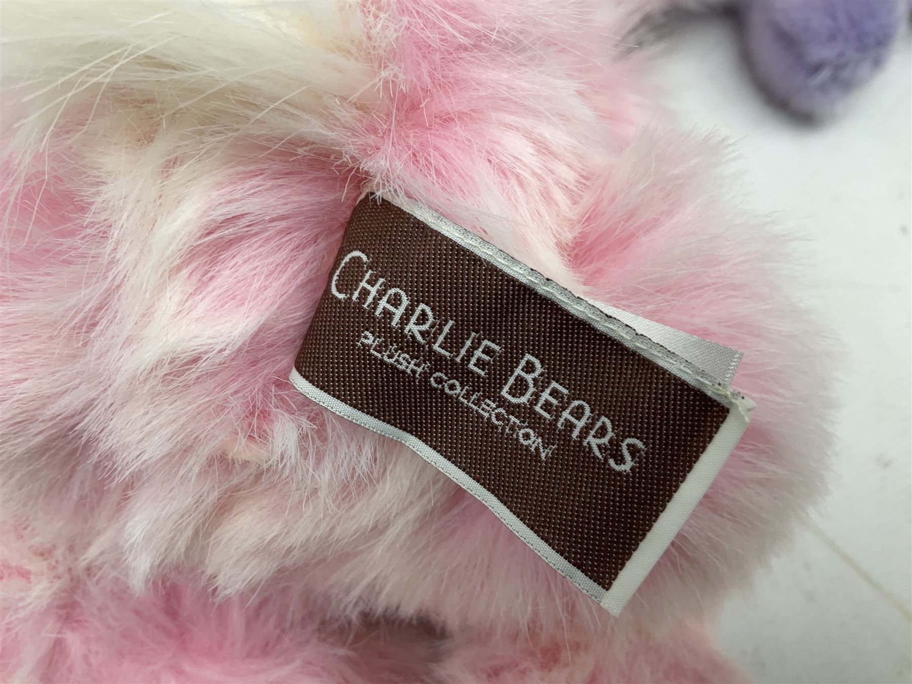 Charlie Bears rabbits - 'Pear Drop' CB2052340; 'Mila' CB2060050; and 'Dew Drop' CB2052350; all with labels (3)