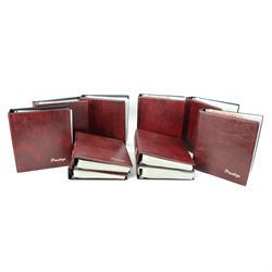 World stamps including Australia, Zimbabwe, Nigeria, Pitcairn Islands, Gilbert and Ellice, Bulgaria, Chile, United States of America, Tunisia, Poland, Greece, China etc, housed in ten ring binder folders