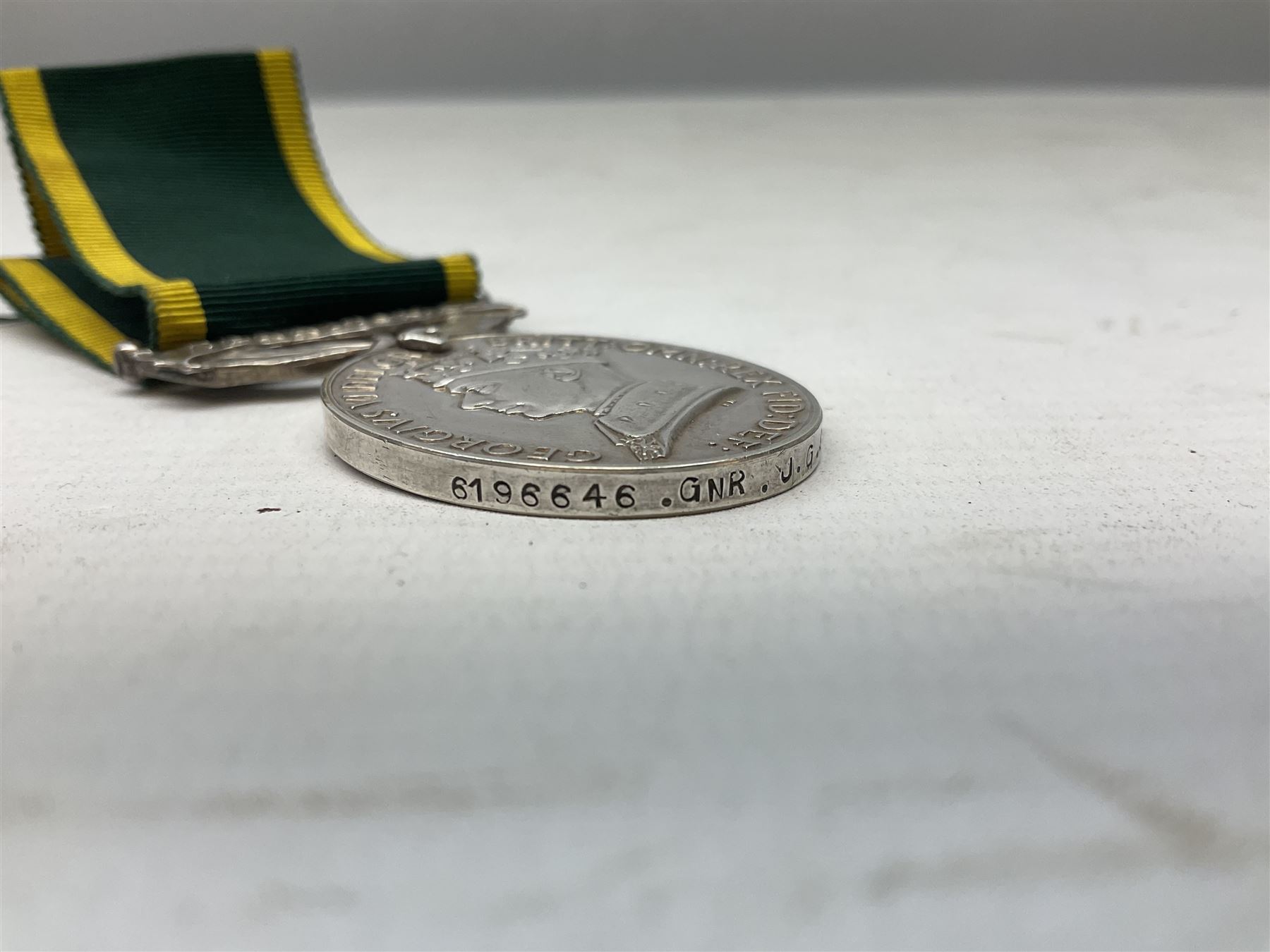 QEII General Service Medal awarded to 23504634 CFN. R.G. Beech REME; Pakistan Independence Medal awarded to Nadir Khan F.C.330; India Independence 50th anniversary medal; and a quantity of WW2 and later medals including Territorial Efficiency Medal awarded to 6196646 Gnr. J.G. Oatway R.A. (13)