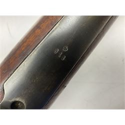 Early 20c Swedish 6.5mm bolt-action service rifle inscribed Carl Gustafs Stads Gevarsfaktori 1904; with 74cm barrel and original Model 1896 knife bayonet with scabbard No.149918 L149cm overall. Deactivated to early specification so requires re-deactivation to modern standards SECTION 1 RFD ONLY