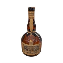 Grand Mariner triple orange whisky liquor, unknown contents and proof, minor damage to seal possible leakage, H31cm