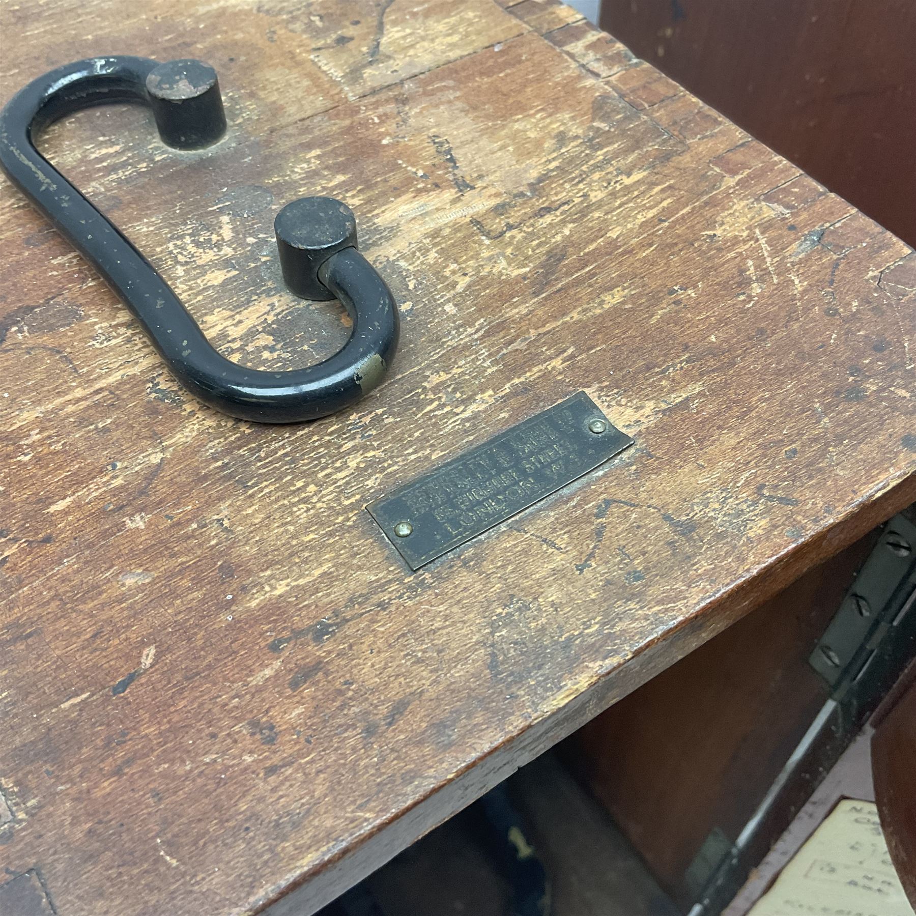 Three boxed microscopes, comprising Hawkslay & Sons Spencer Buffalo microscope no 68177, J Swift & Son microscope and R & J Back microscope no 30241