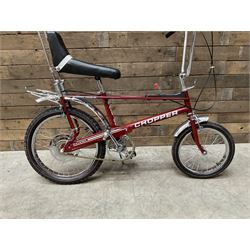 Raleigh Chopper Mk2 Arrow Wedge bicycle, fully restored and rechromed