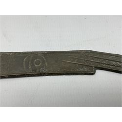 Chinese 'knife' money, dating between 400 and 255BC, with Coincraft certificate of authenticity