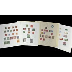 Antigua Queen Victoria and later stamps, including War stamp overprints etc and Bahamas Queen Victoria and later stamps, including Crown Colony, War Charity and other overprints etc, housed on pages