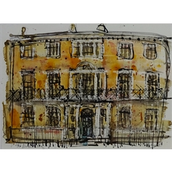  '51 Bootham York', contemporary watercolour signed and titled in pencil by Adam King 27cm x 37cm  