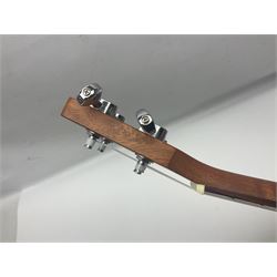 Eleuke EASC-S solid spruce top soprano electric cutaway ukulele L51cm; in carrying case