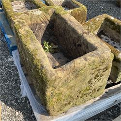 19th century medium carved stone trough  - THIS LOT IS TO BE COLLECTED BY APPOINTMENT FROM DUGGLEBY STORAGE, GREAT HILL, EASTFIELD, SCARBOROUGH, YO11 3TX