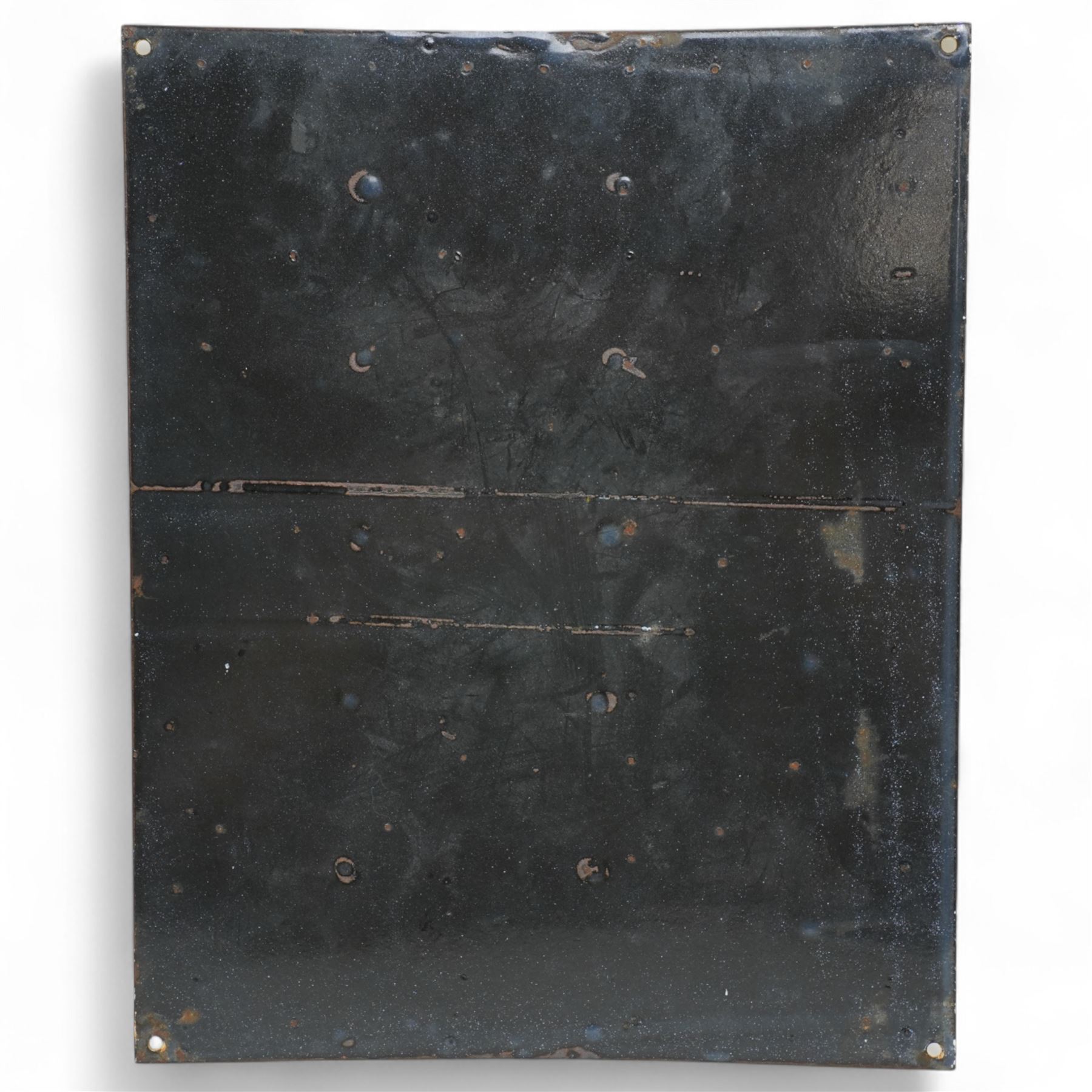 German Third Reich enamel sign with the state of Prussia arms marked 'Krupps 33' 38cm x 30cm