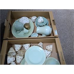 Set of four Royal Albert Old Country Roses tea cups, together with Paragon dinner service, etc, in three boxes 
