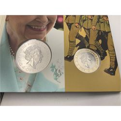 Two The Royal Mint United Kingdom Annual Coins Sets, dated 2015 and 2016, both in card folders with certificates