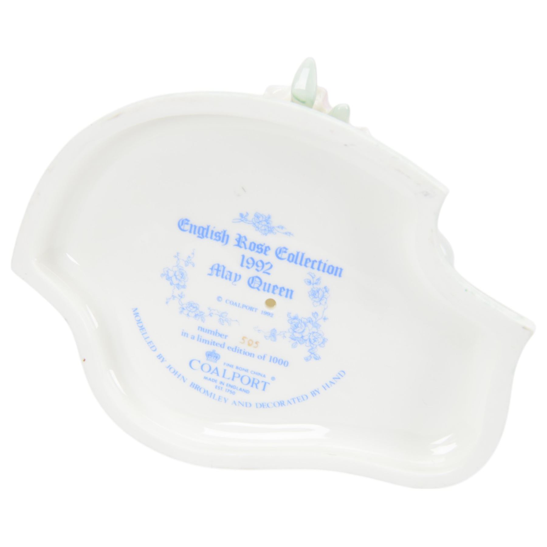 Coalport English Rose Collection, comprising May Queen and Sweet Juliet, both with certificates and original boxes  