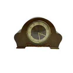 1950s German Westminster chime mantle clock