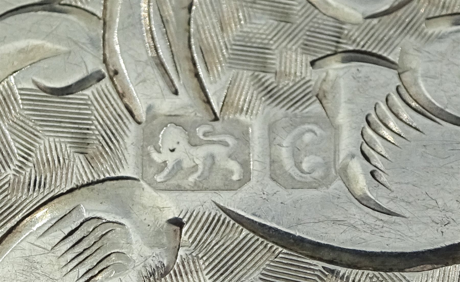 Silver snuff box by Adie & Lovekin Ltd, Birmingham 1920, Victorian silver anchor link T bar chain with clip by E Whitehouse & Son, Birmingham 1896,   silver case with interior organiser, silver cheroot holder, pendant, silver tapering chain chain etc, all hallmarked or tested