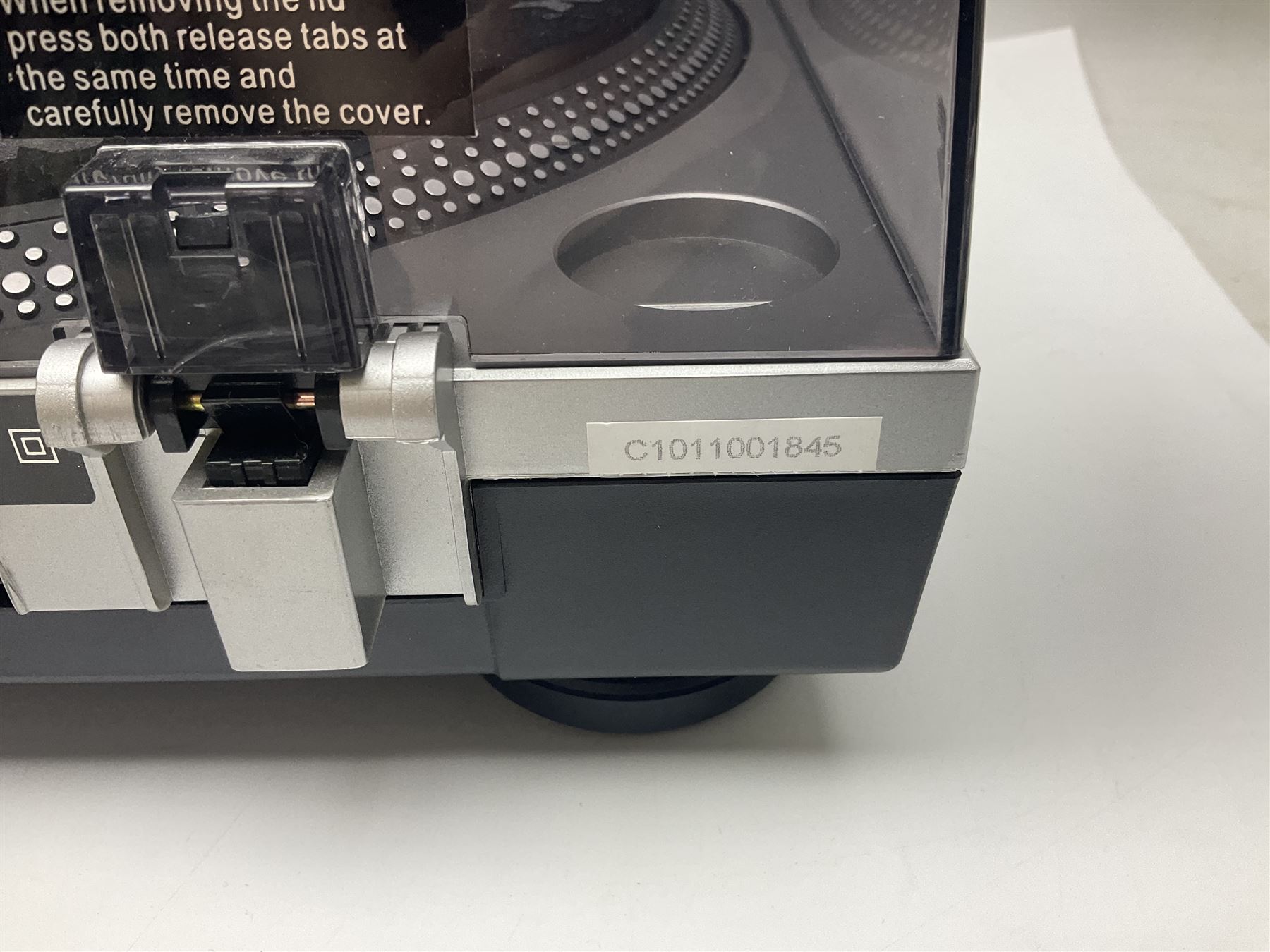 Pair of Numark TT-1510 DJ belt-drive turntables, serial nos.C1011001845 and C1011001846 (no cartridges); with paperwork