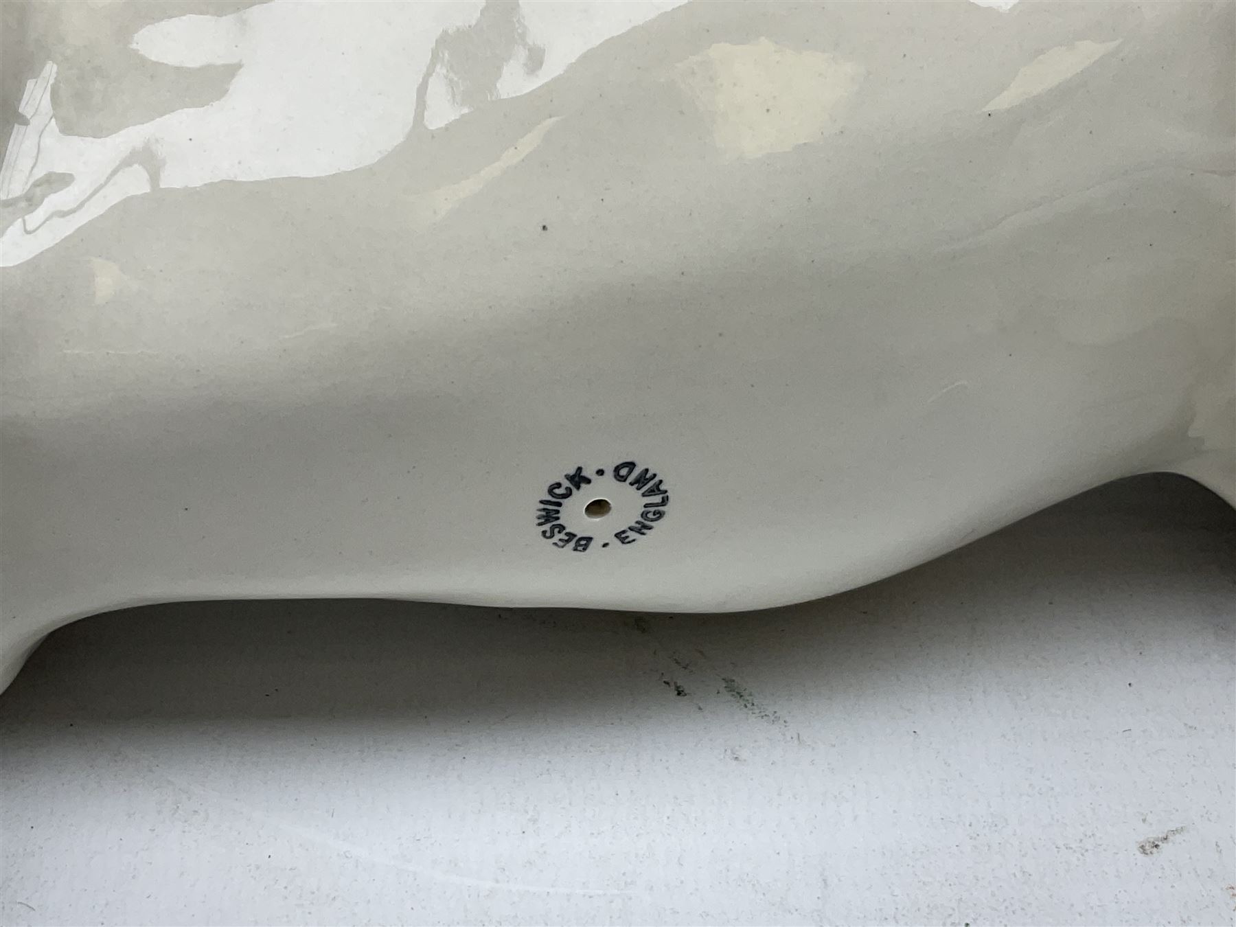 Beswick Large Hunter in grey no. 1734, printed mark beneath, H30cm