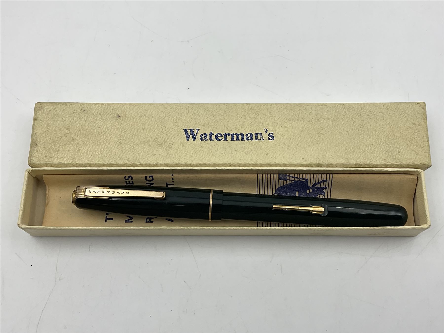 Five Waterman's fountain pens, to include Ideal, 152V, 701 etc, four with 14ct gold nibs