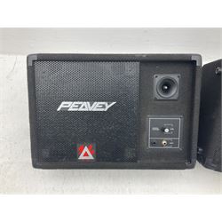 Pair of Peavey unpowered monitors serial nos.E1195442/E1195449 L55cm (2)