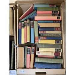 Large collection books, to include Diary of Samuel Pepys, the complete opera book, John Buchan Hols the door, etc, in four boxes 