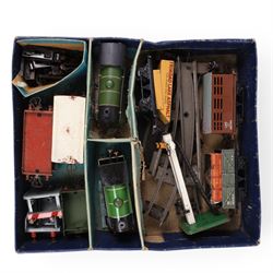 Hornby gauge no. 601 Goods Train Set, boxed, together with a quantity of railway track