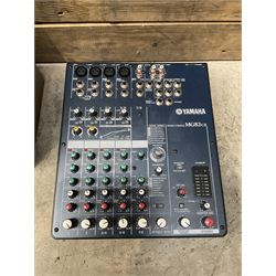 Quad FM4 tuner, a Quad 405 power amplifier, a Quad 34 preamplifier, a Yamaha MG82CX and various cables