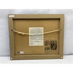 Don Micklethwaite (British 1936-): Scarborough Harbour with lighthouse, oil on board signed 39cm x 50cm