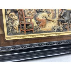 Arthur Osborne ivorex relief plaque, 'Halloween 