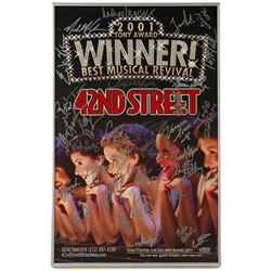 42nd Street Broadway theatre poster, circa 2001-2005, advertising the Tony Award Winning B...