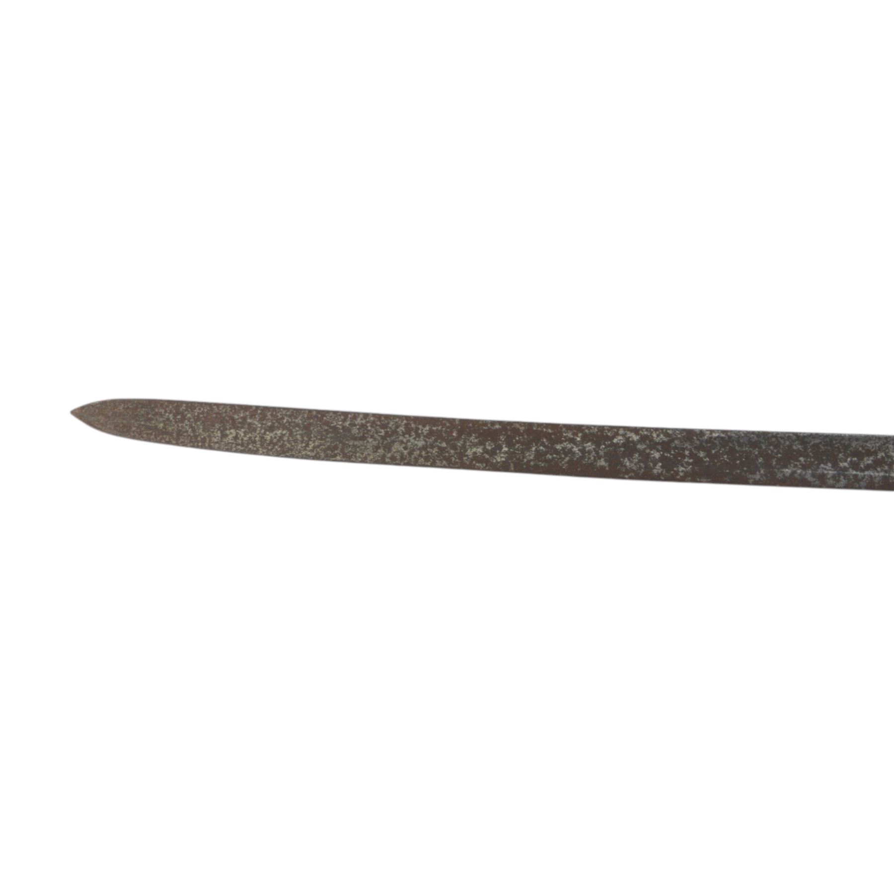 Victorian Rifle Regiment officer's sword,  1827 pattern, with 78cm steel blade, wirebound fishskin grip, overall L92cm