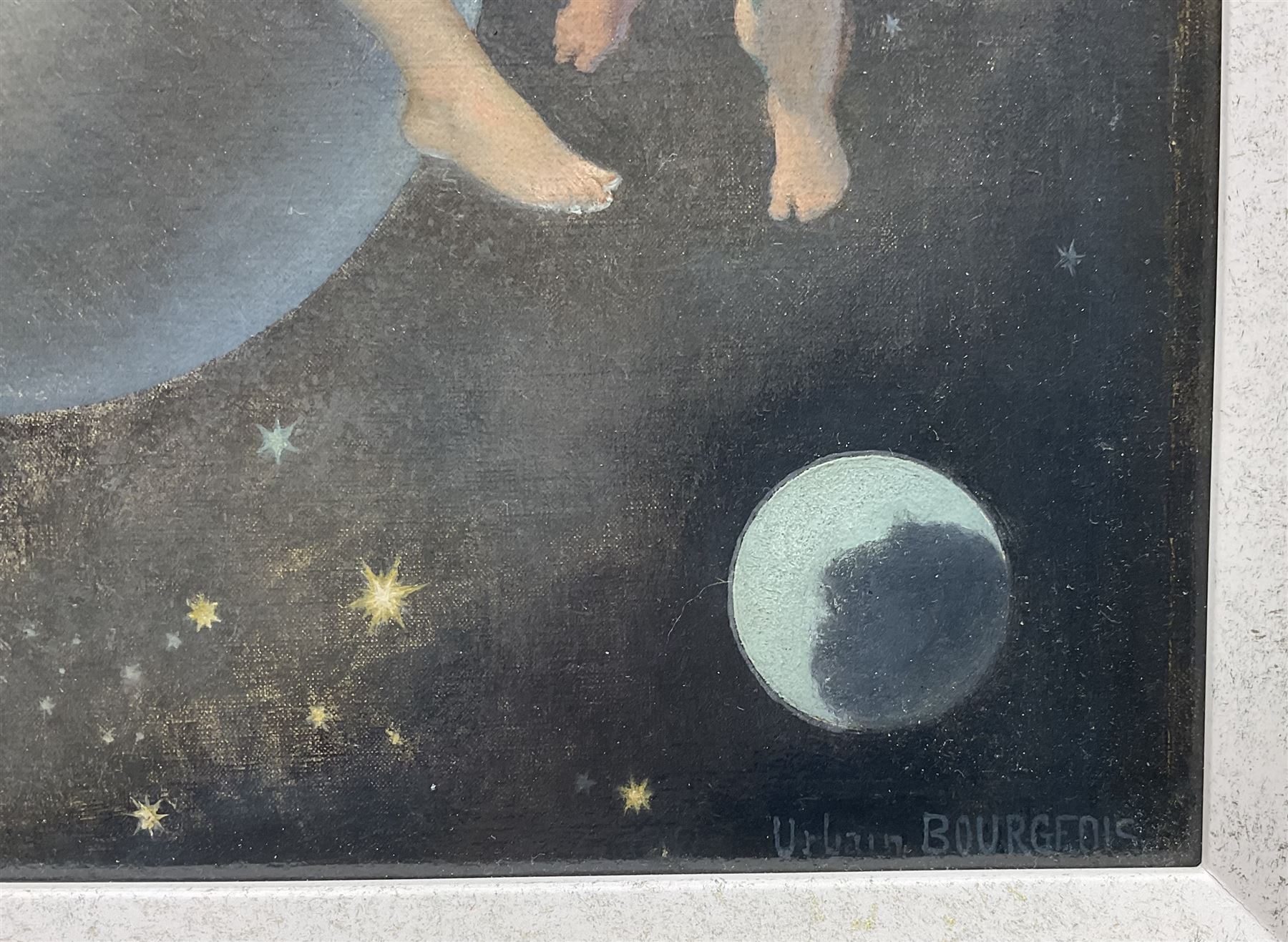 Urbain Bourgeois (French 1842-1911): The Crowning of Venus, oil on canvas signed 41cm x 32cm 
Provenance: private collection, purchased Christie's London 12th September 2013 Lot 156