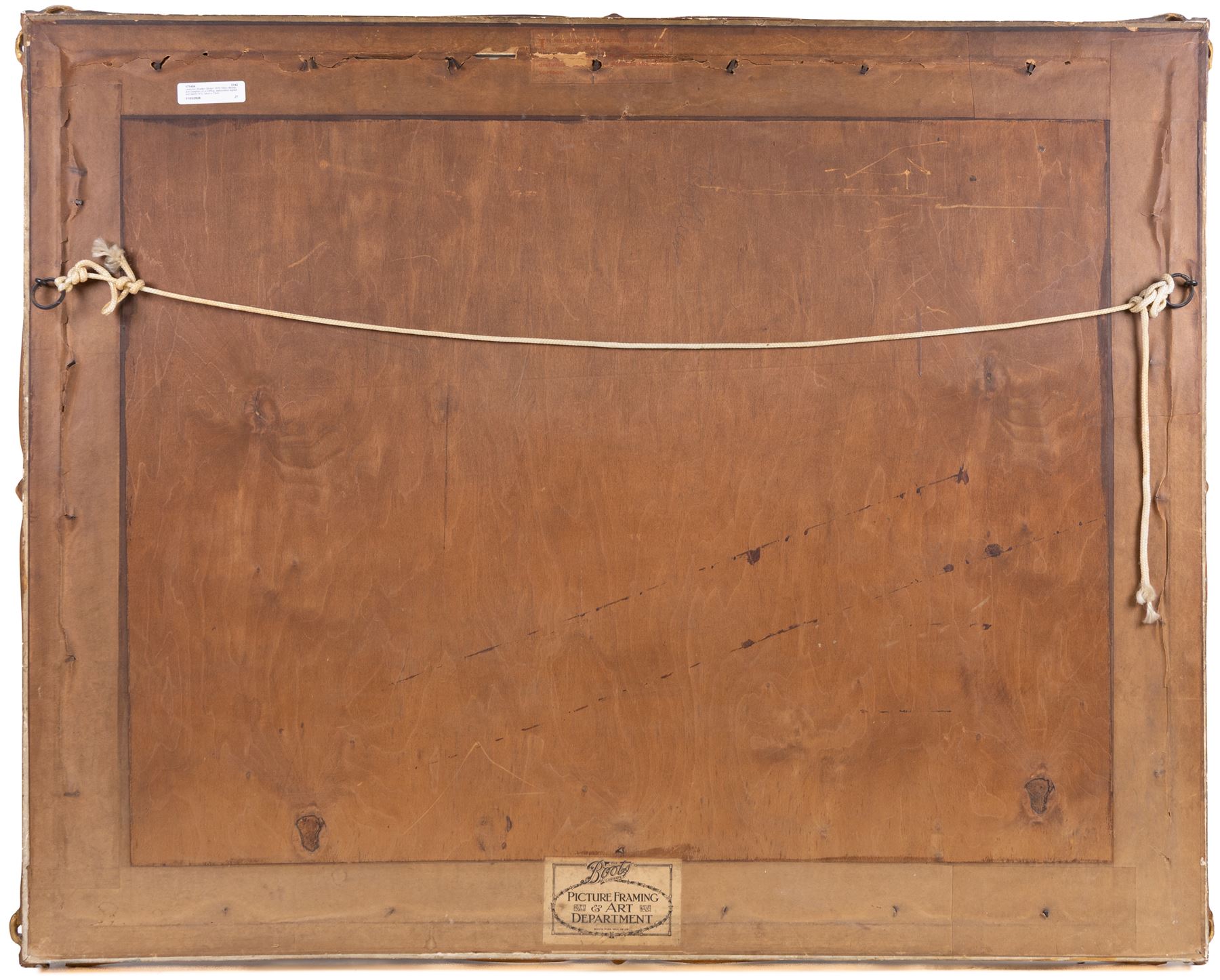 Laurence Warden (British 1879-1953): Mother and Daughter on a Clifftop, watercolour signed and dated 1912, 54cm x 73cm 