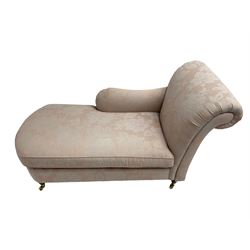 Marks & Spencer Home - chaise longue, upholstered in beige fabric