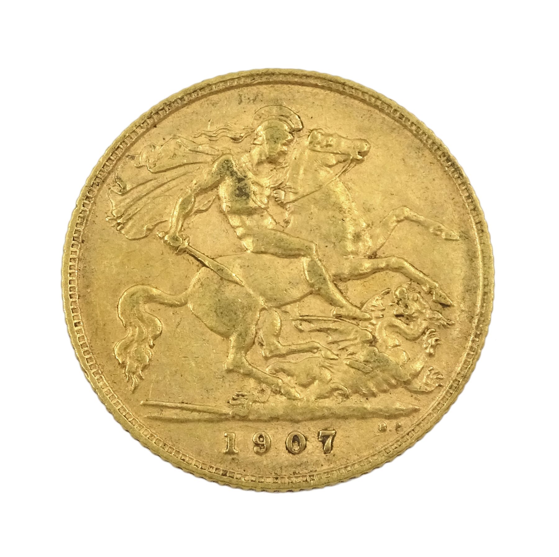 King Edward VII 1907 gold half sovereign coin - Jewellery, Watches