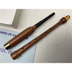 Bagpipes of Caledonia Piping Chanter Kit; Dubreq Stylophone - Pocket Electronic Organ; and Robert Frederick Harmonica; all boxed with instructions (3)