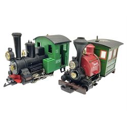 Lehmann Lake George & Boulder G scale, gauge 1 0-4-0 tank locomotive, 'Rusty', together with a similar 0-4-0 tank locomotive 'Otto', unboxed