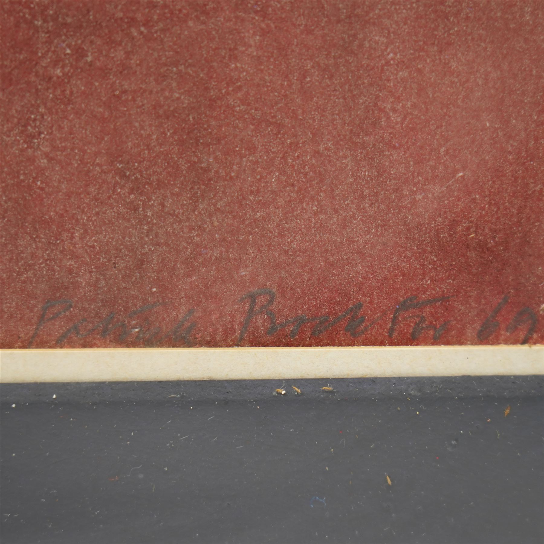 Patrick Procktor (British 1936-2003): 'Rimbaud and Verlaine - First Meeting', watercolour signed and dated '69, titled on label verso 24cm x 34cm
Provenance: purchased from The Redfearn Gallery, London, May 1972