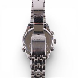 Citizen Eco-Drive Chronograph wristwatch WR100 on stainless steel strap