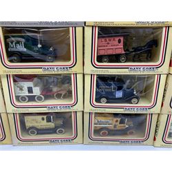 Fifty-two 1980's Days Gone/ Lledo die-cast models including Horse and Carts, all boxed (52)