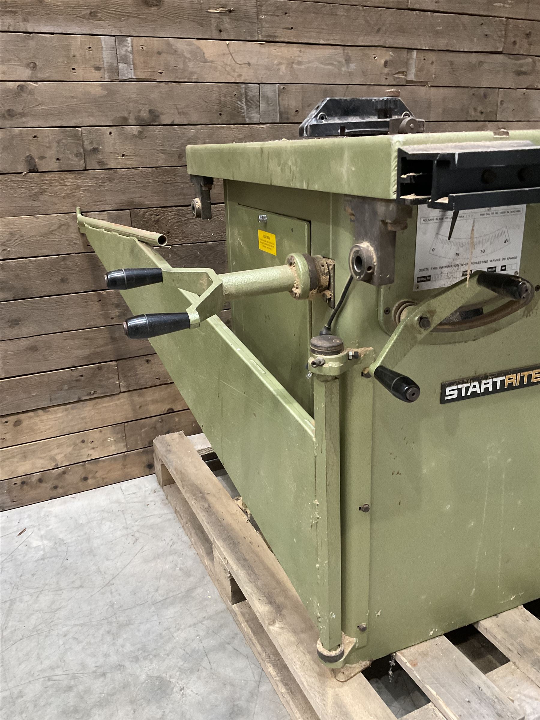 Startrite tilt-arbour planer table saw