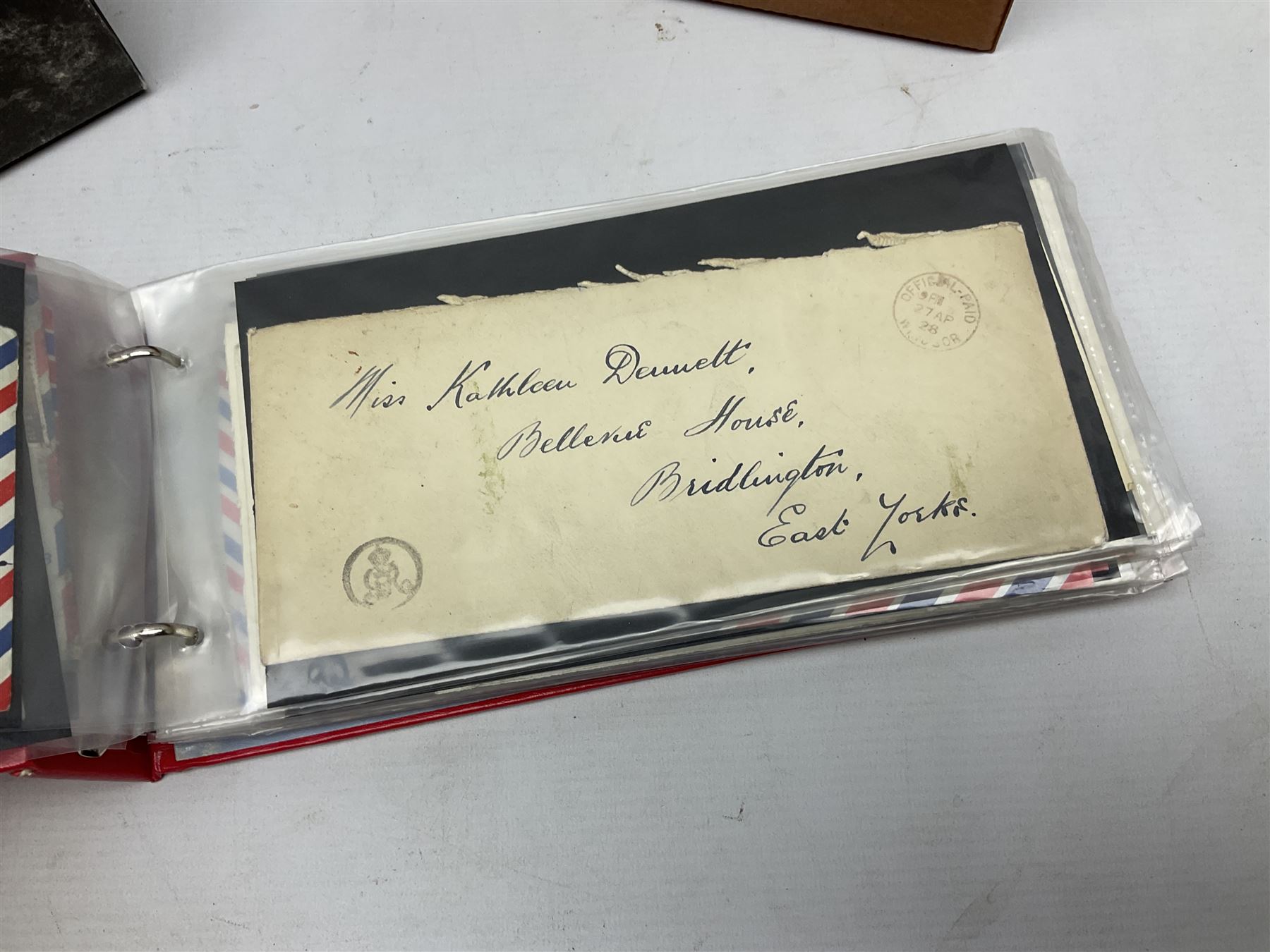 Stamps including Royal Mail PHQ cards, air mail covers, first day covers, Queen Elizabeth II pre decimal stamps etc, in various albums and loose, in one box