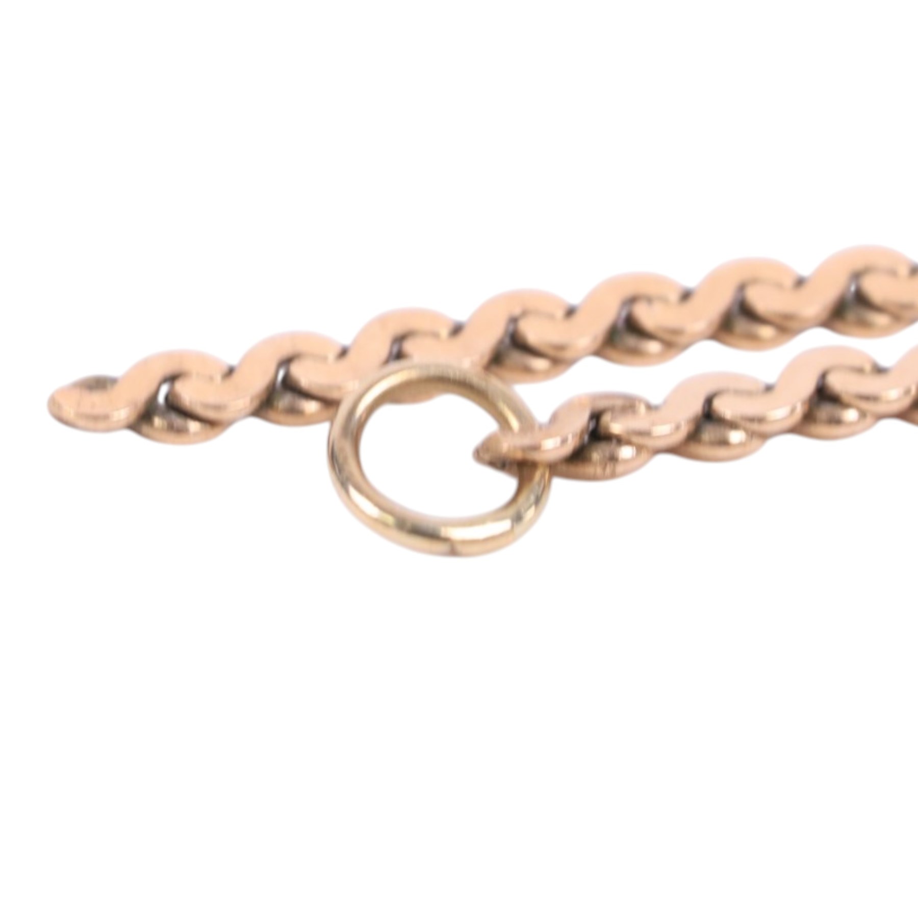 9ct gold chain links, hallmarked