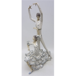  Large Lladro figure 'Flamenco Dancers', H50cm   