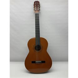 Harmony Model H6360 acoustic guitar in mahogany with spruce top, L103cm overall; and 1970s B&M (Barnes & Mullins) Concert Grande acoustic guitar, L101.5cm overall; each in hard carrying case (2)