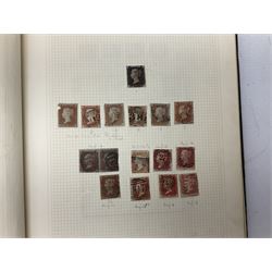 Great British and World Queen Victoria and later stamps, including QV penny black with red MX cancel, various penny reds, King George VI used high values to ten shillings, Australia, Austria, Belgium, Brazil, Cape of Good Hope, small number of Chinese stamps etc, first day covers and other similar items, in one box