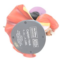 Grand Jester Studios Disney Showcase Collection figures, comprising The Queen, Captain Hook, The Witch, Horned King, Dr Facilier, all boxed