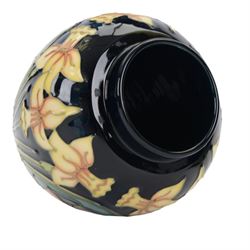 Moorcroft ginger jar in Carousel pattern, with printed mark beneath, in original box, H16cm
