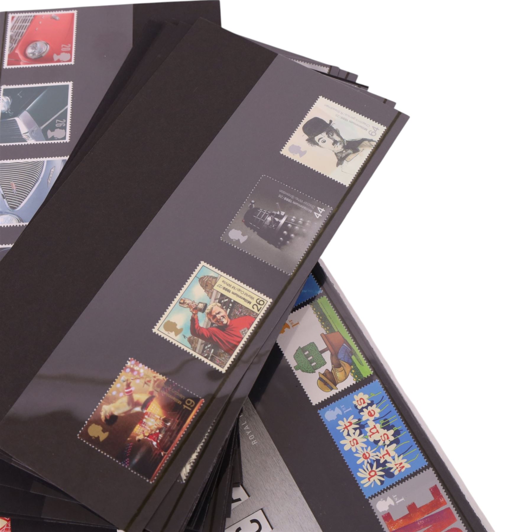 Queen Elizabeth II mint decimal stamps mainly on stock cards, face value of usable postage approximately 355 GBP