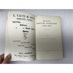 Kelly`s Directory of the North and East Ridings of Yorkshire, 1909, with maps together with The Antiquities and History of the Town of Beverly, History, Topography and Directory of East Yorkshire and Baily's Hunting Directory 1906-1907, with maps 