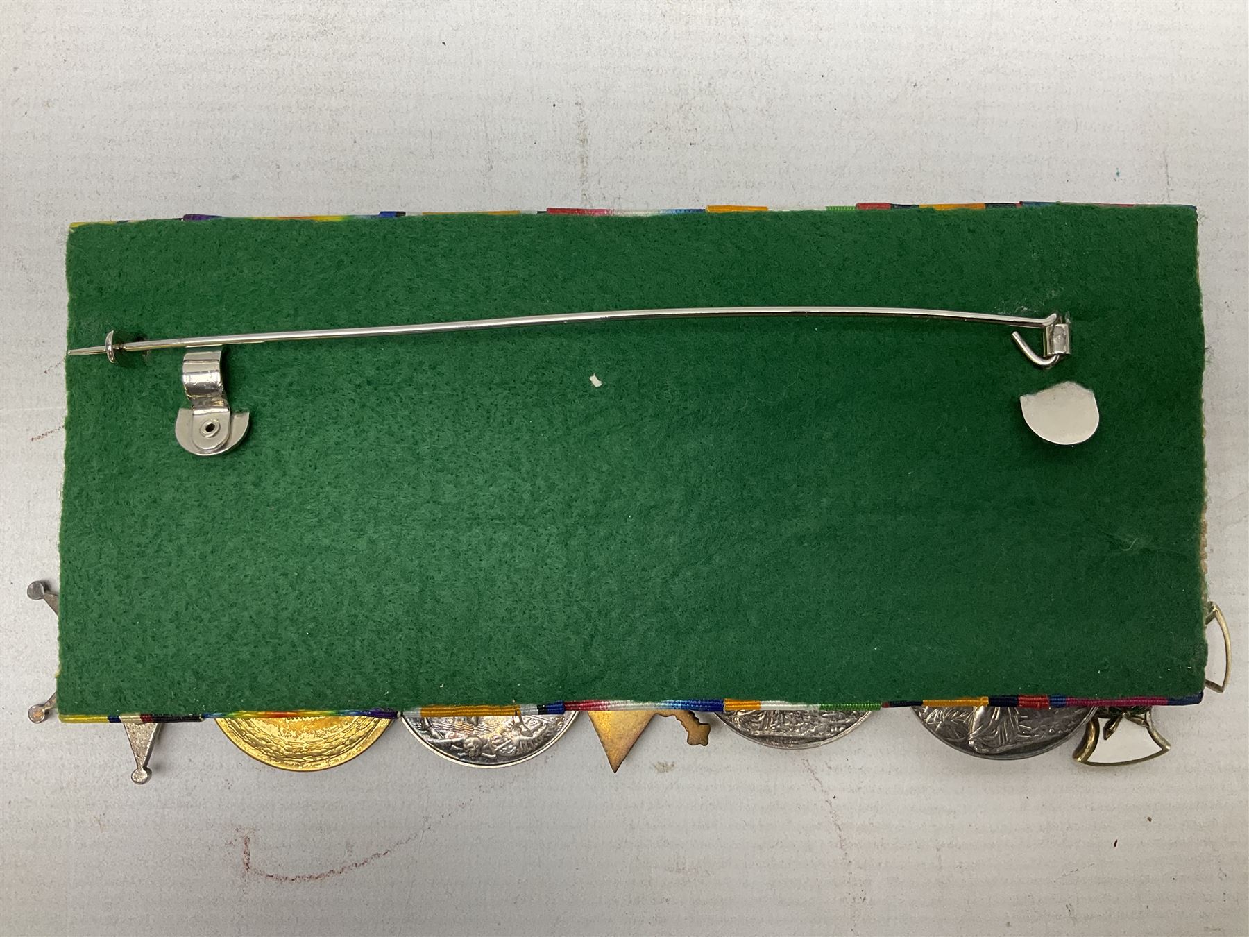 South Africa/WW1 Distinguished Service Order group of seven medals comprising D.S,O. with original ribbon bar and top bar slider, Queens South Africa Medal with three clasps for Defence of Kimberley, Orange Free State and Transvaal, Kings South Africa Medal with two clasps for South Africa 1901 & 1902 awarded to Capt. C.J. O'Gorman D.S.O. R.A.M.C., 1914-15 Star, British War Medal and Victory Medal with MID oak leaves awarded to Major (later Lt. Col.) C.J. O'Gorman D.S.O. R.A.M.C. and Kimberley Star 1899-1900; together with copies of research and biographical material