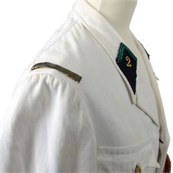 French Foreign Legion Officer, summer whites tunic 2nd d'Infanterie Regiment Etranger 
